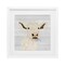 Stupell Industries Opal Baby Cow Portrait Framed Print Under Glass, design by Ashley Justice